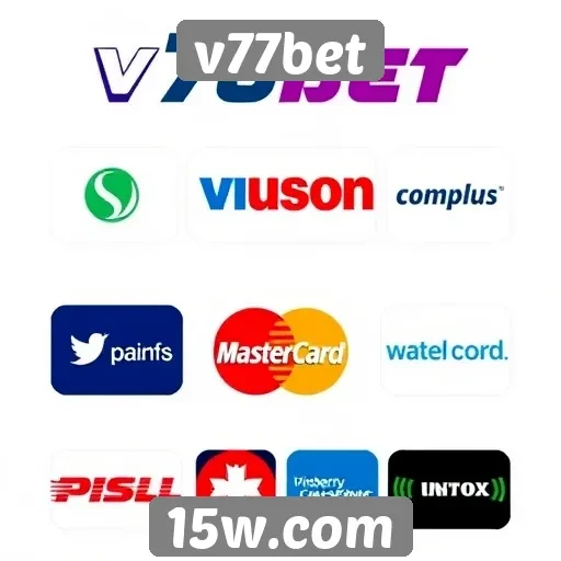 Métodos de pagamento disponíveis no V77bet