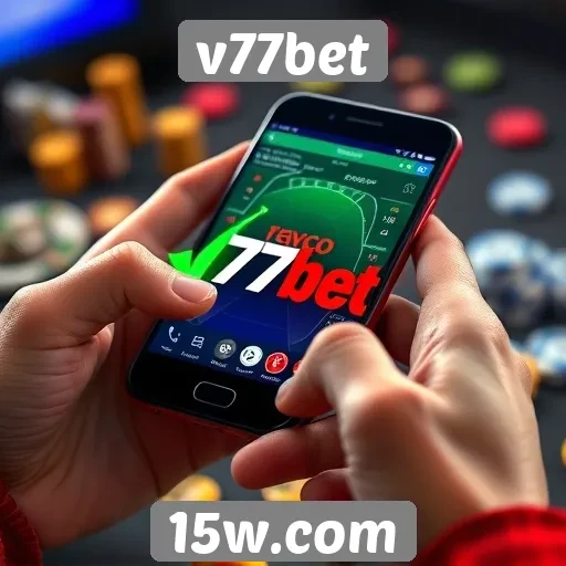 Acessibilidade do site v77bet em dispositivos móveis